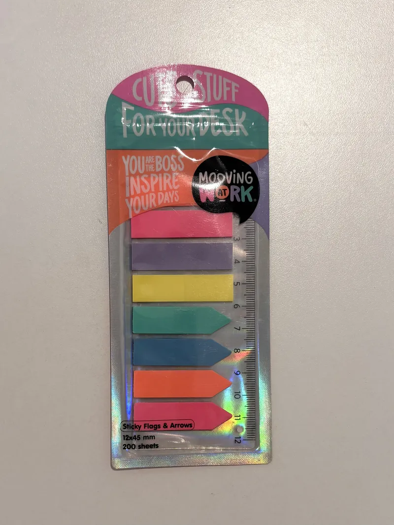 Marcador de página - neon