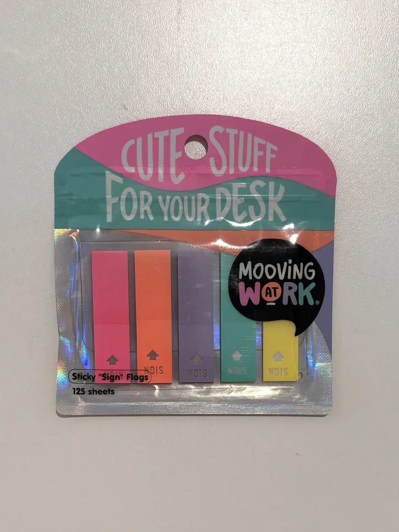 Marca páginas Sign, traslúcido