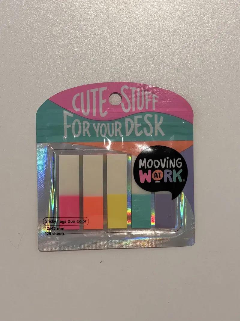 Marcadores de pagina duo color