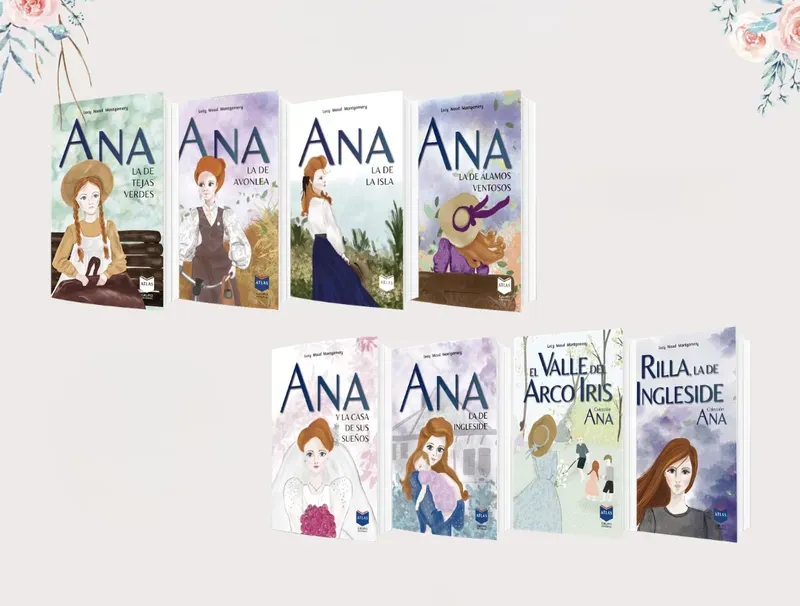 Colección 8 libros Ana de las tejas verdes