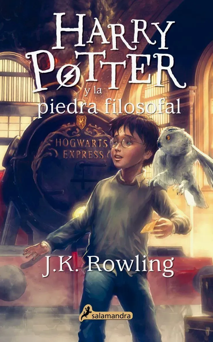 Harry Potter y la piedra filosofal - solapa negra
